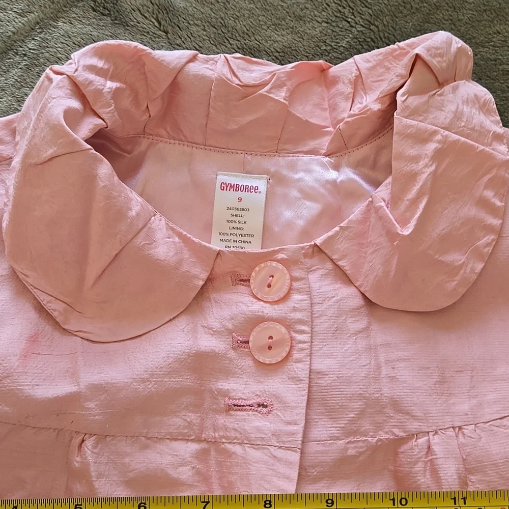 Pink Cropped Jacket Size 9